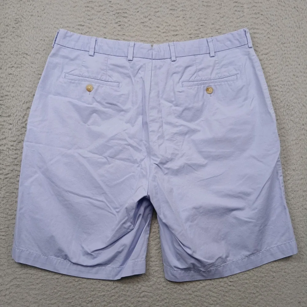 Peter Millar Cotton Flat Front Golf‎ Shorts Size 36 Lavender EUC